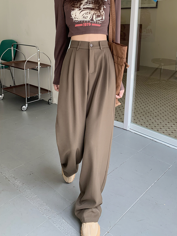 Straight pants suit pants casual pants for women