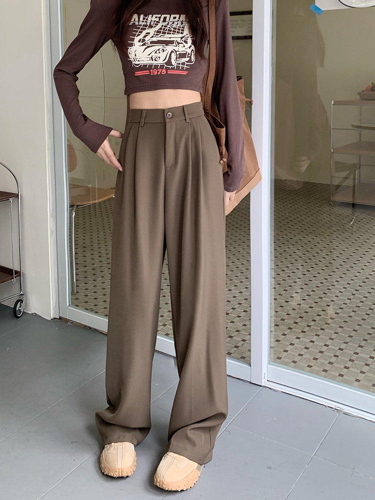 Straight pants suit pants casual pants for women