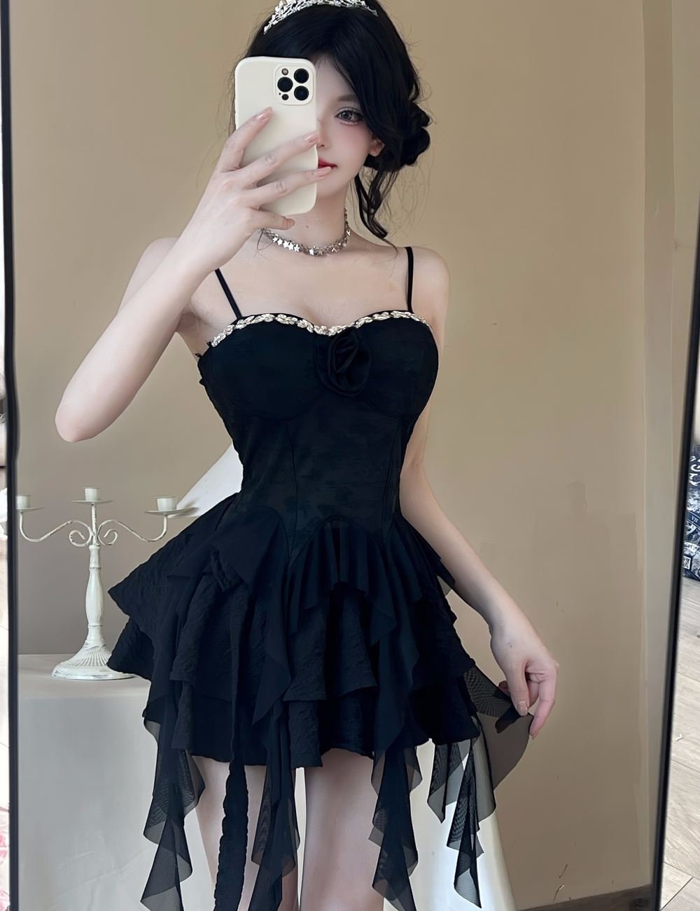 France style show young skirt temperament all-match short skirt