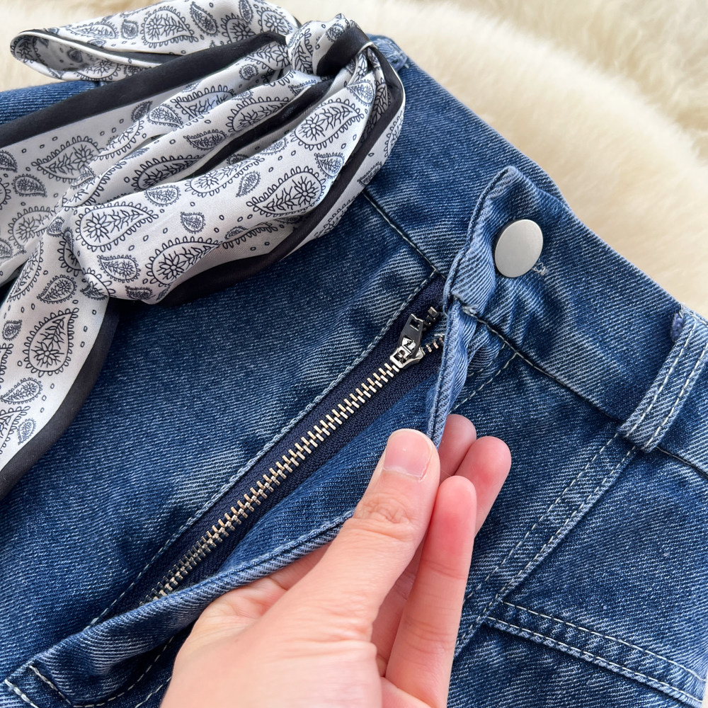 Commuting high waist scarves retro art skirt for women