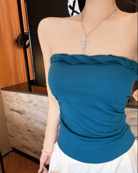 Inside the ride slim sleeveless spicegirl spring vest