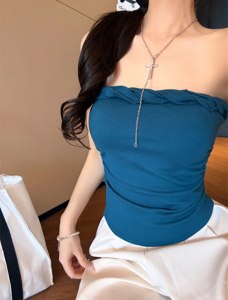 Inside the ride slim sleeveless spicegirl spring vest