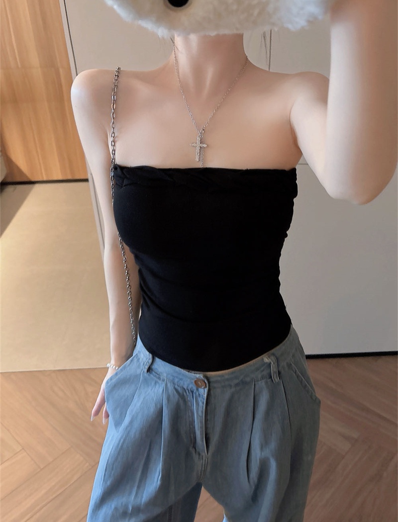 Inside the ride slim sleeveless spicegirl spring vest