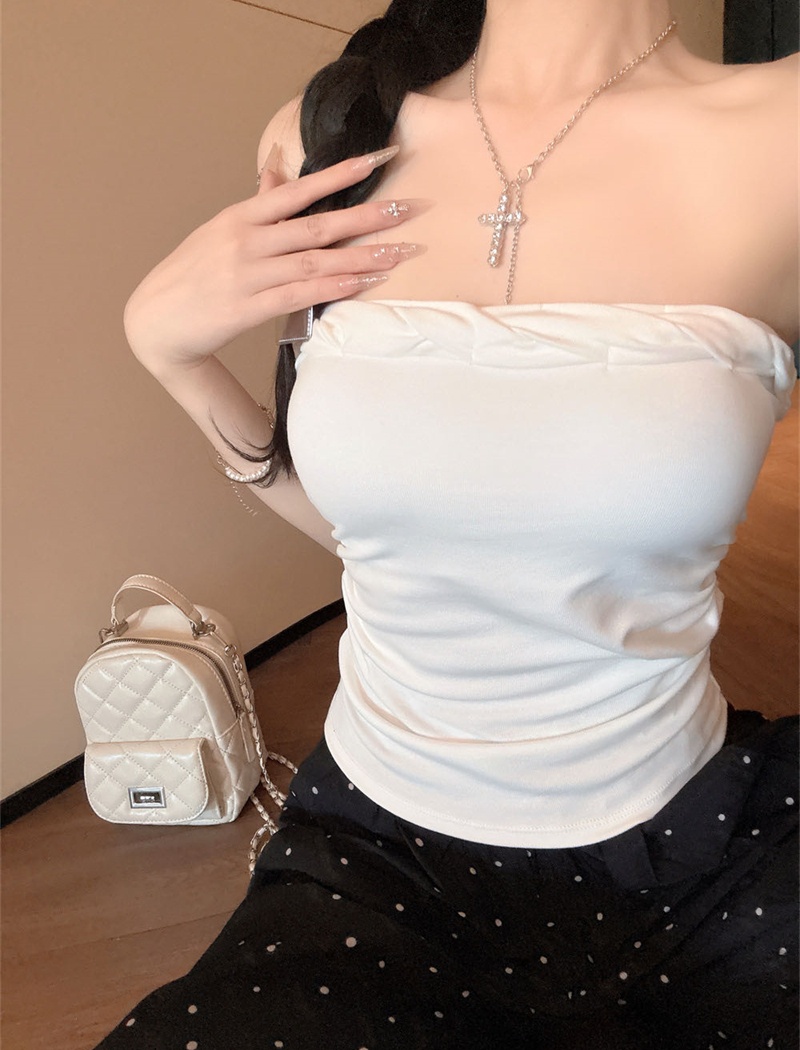 Inside the ride slim sleeveless spicegirl spring vest