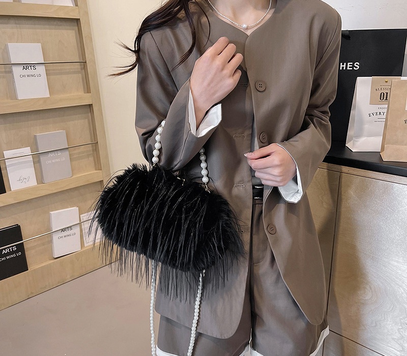 Pearl all-match bag messenger shoulder bag for women