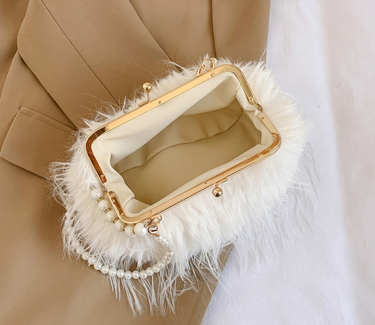 Pearl all-match bag messenger shoulder bag for women