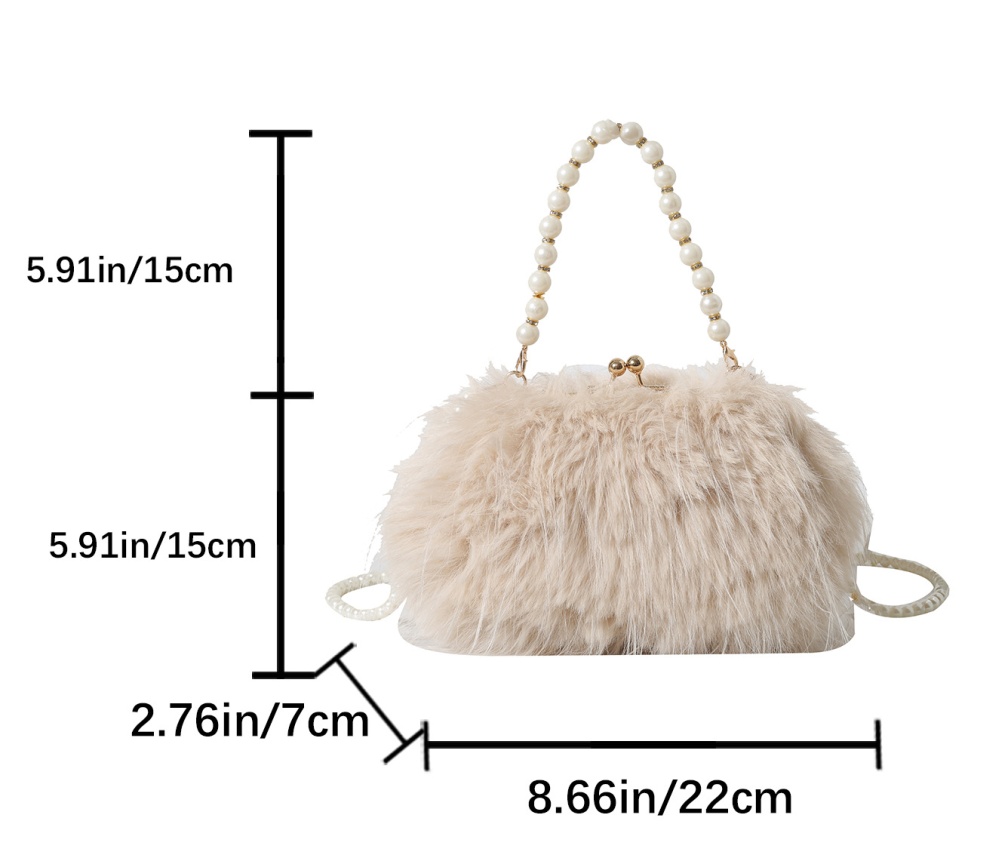 Pearl all-match bag messenger shoulder bag for women