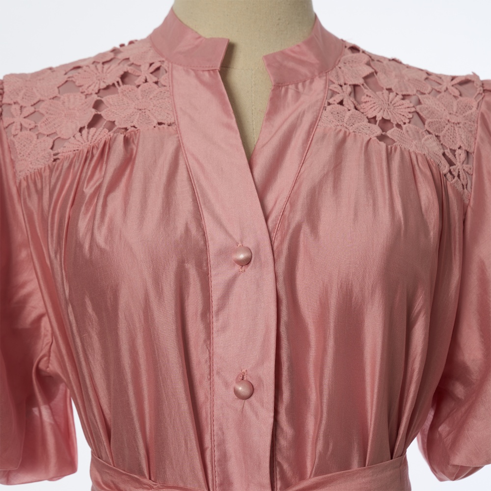 Bandage splice long dress A-line slim dress for women