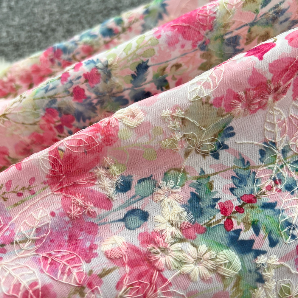 Printing high waist skirt all-match long dress for women