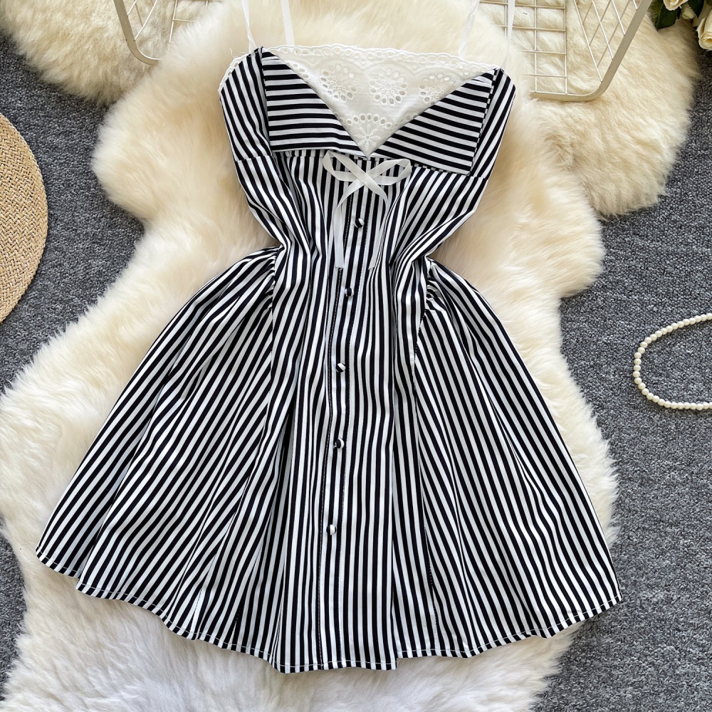 Enticement stripe slim dress for women