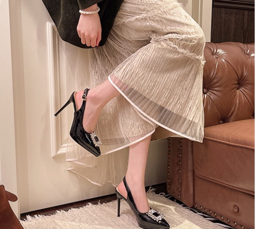 Pointed high-heeled shoes spring and summer sandals for women