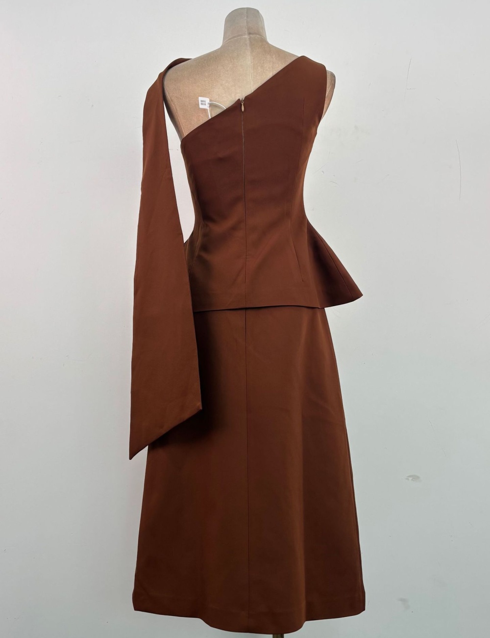 Pinched waist temperament skirt niche long skirt a set