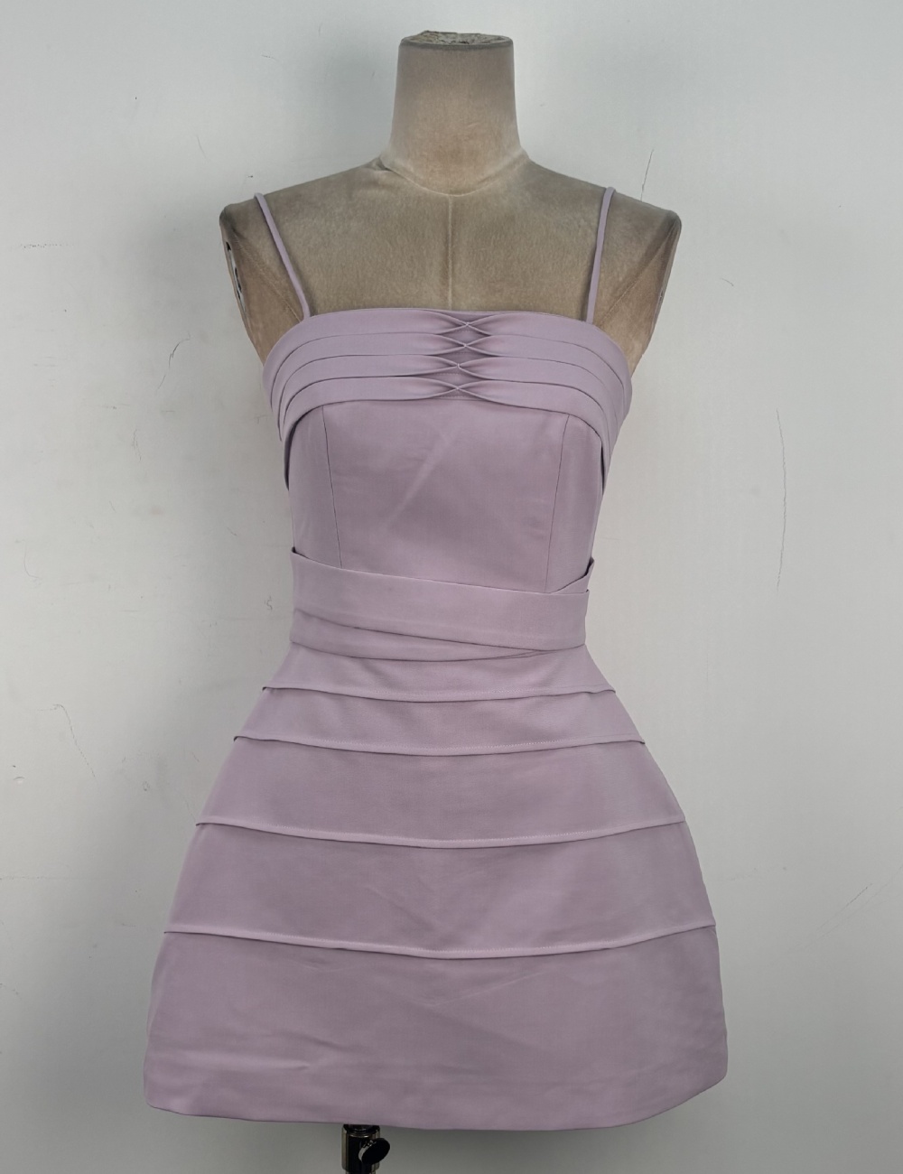 Niche crimp elegant cloak slim temperament sling dress