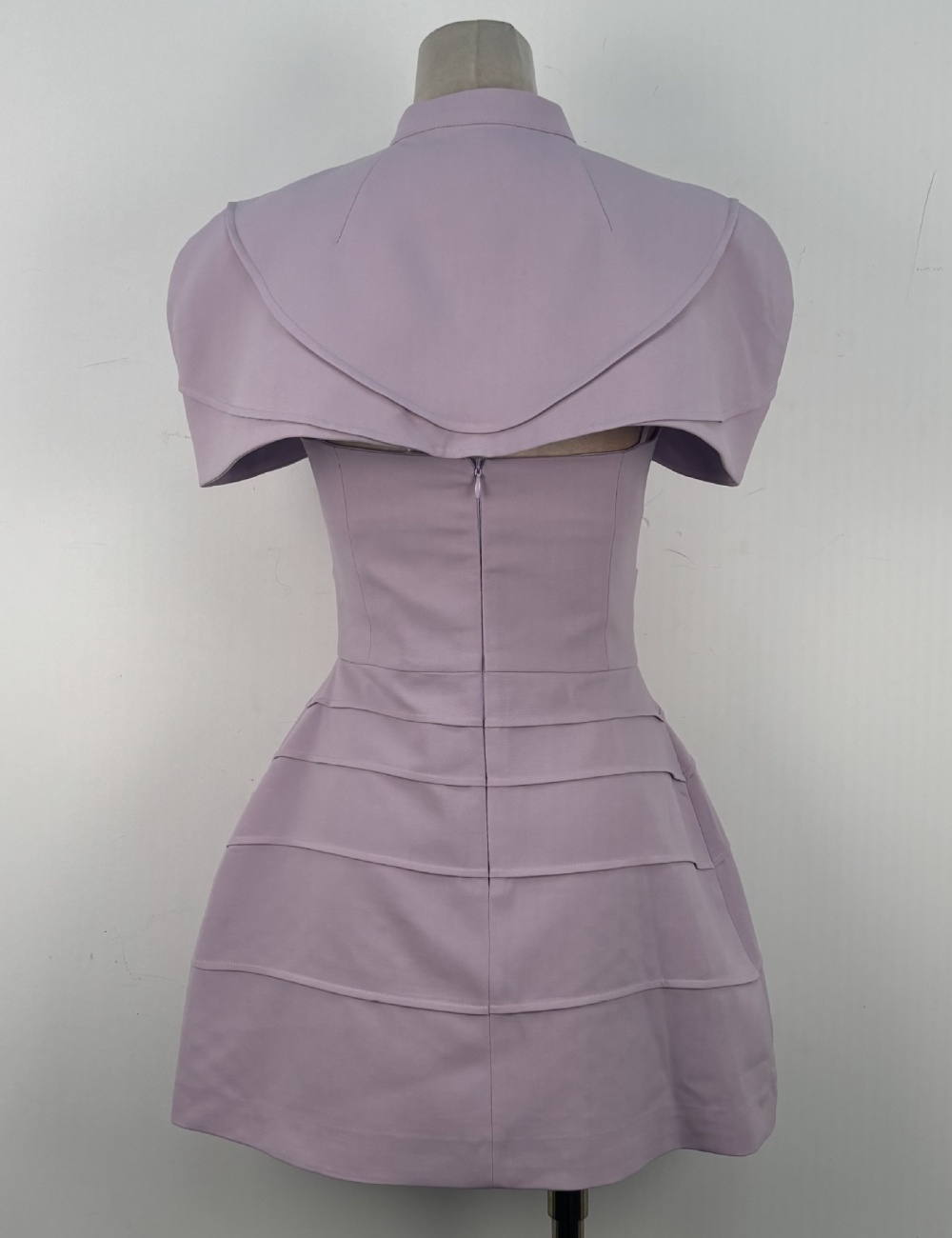 Niche crimp elegant cloak slim temperament sling dress