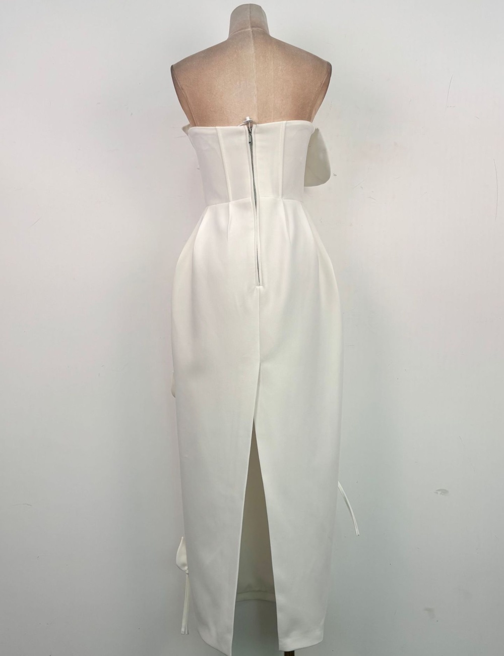 White niche long dress temperament elegant dress