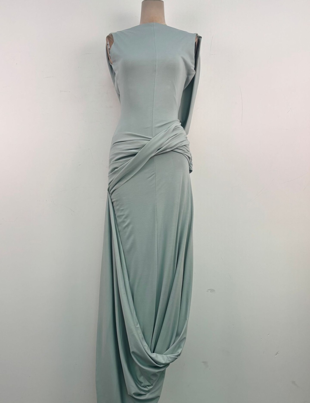 Halter slim long dress irregular elegant formal dress