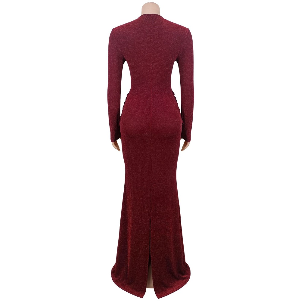Fashion after the split elegant dress for women