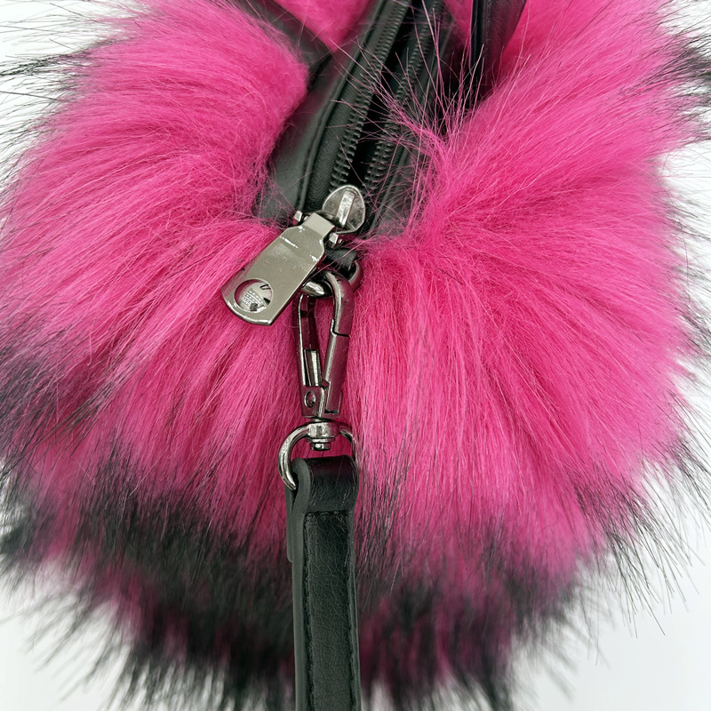 Plush messenger European style handbag