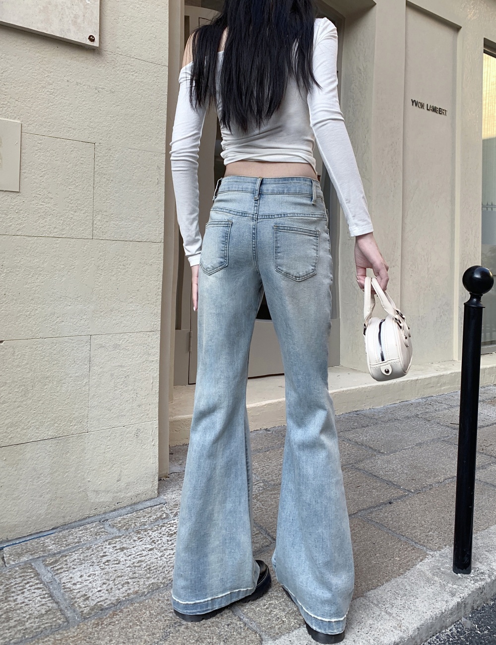 Spicegirl elasticity slim micro speaker jeans for women