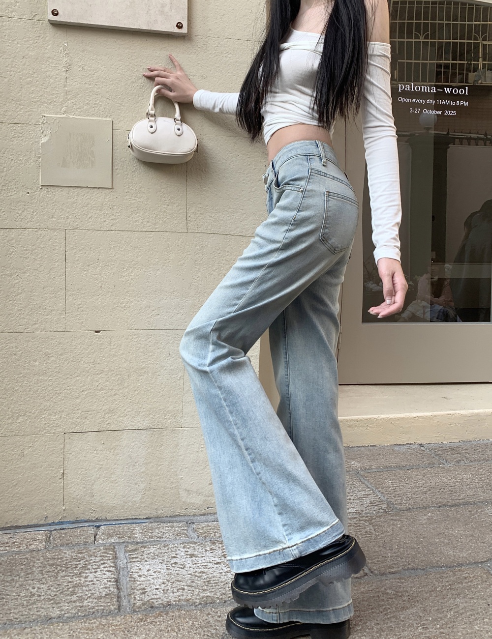 Spicegirl elasticity slim micro speaker jeans for women