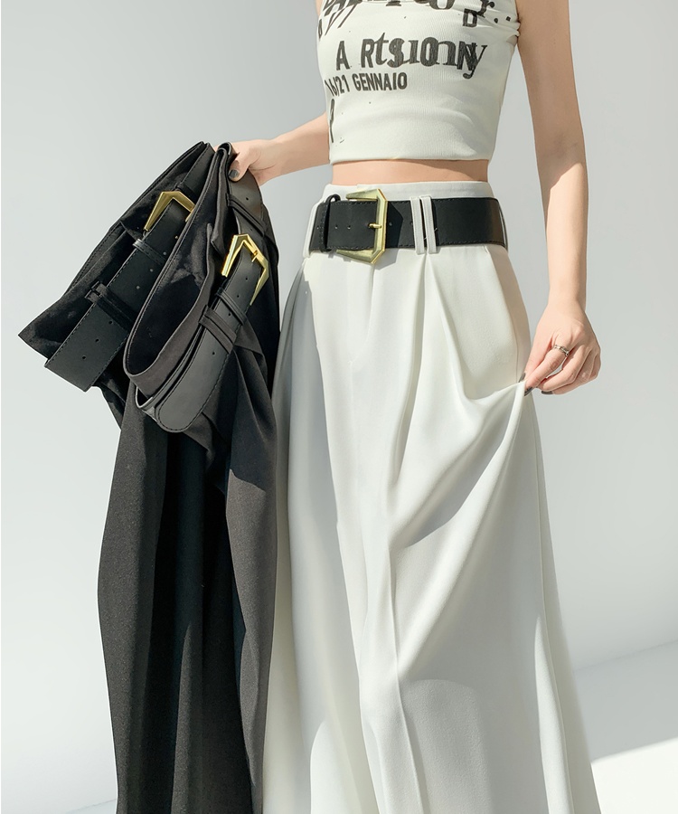 Straight high waist business suit slim Casual pants