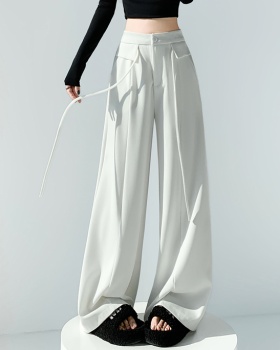 Spring wide leg pants business suit for women