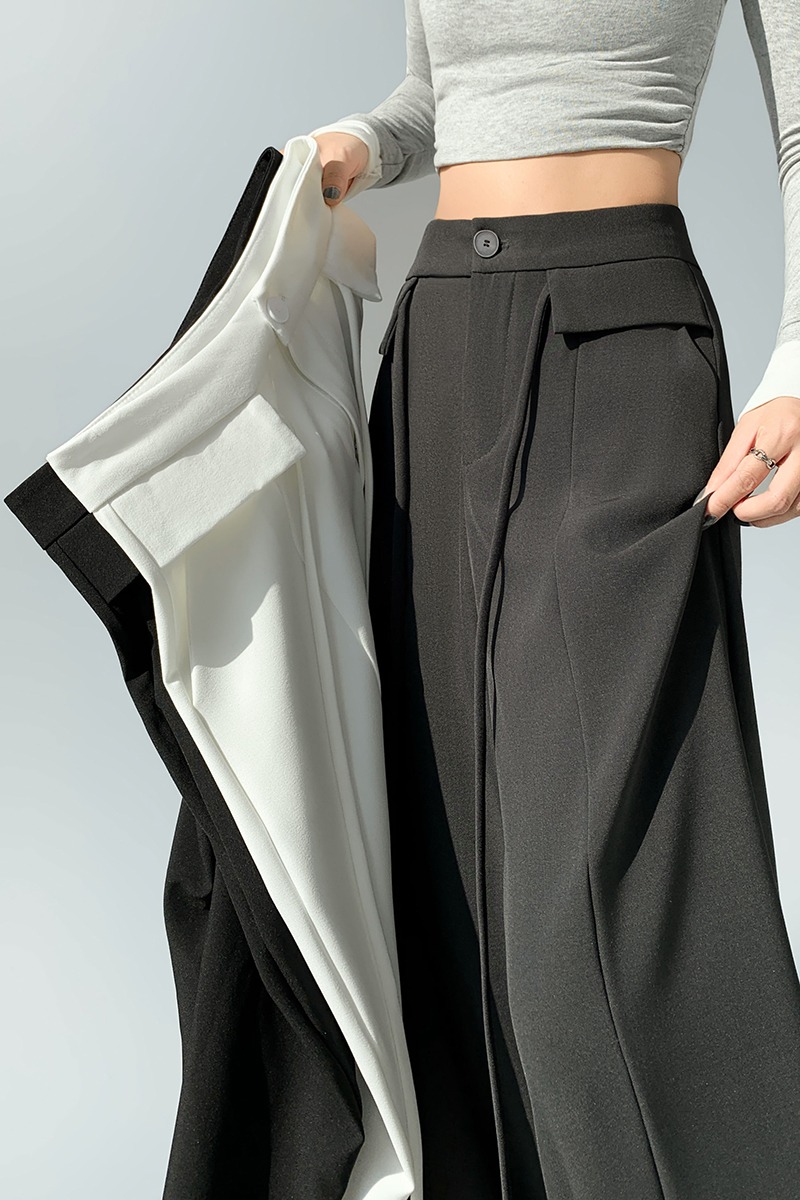 Spring wide leg pants business suit for women