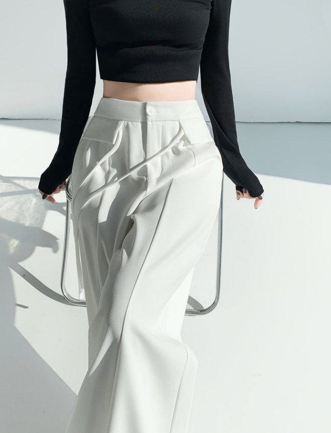 Spring wide leg pants business suit for women