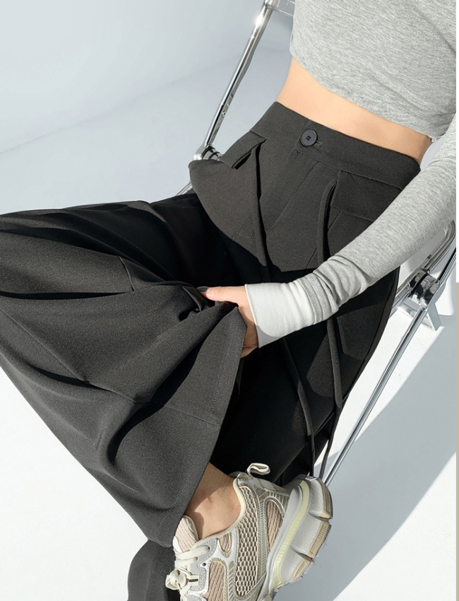 Spring wide leg pants business suit for women
