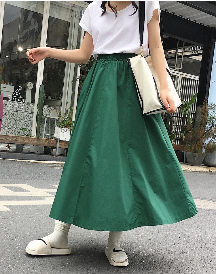 A-line mermaid long spring and summer slim skirt