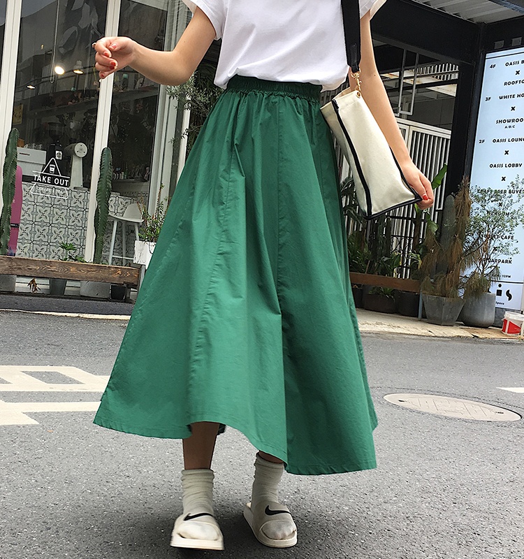A-line mermaid long spring and summer slim skirt