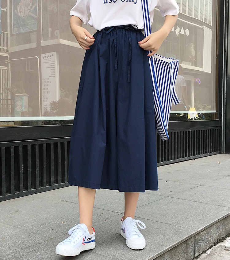 Autumn Korean style slim Casual wide leg pants for women