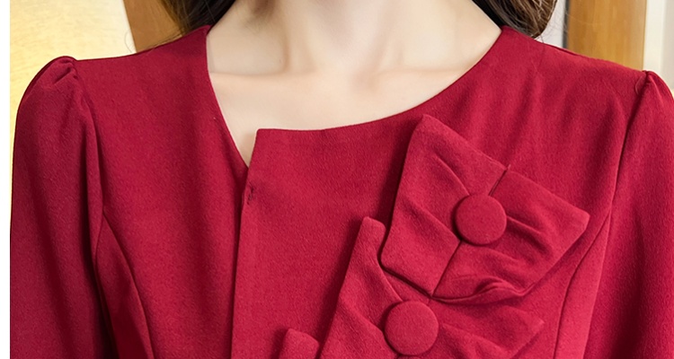 Asymmetry spring long dress fashion package hip dress