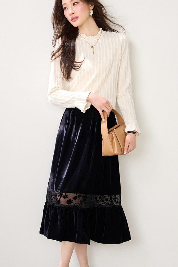 France style tops bottoming shirt for women