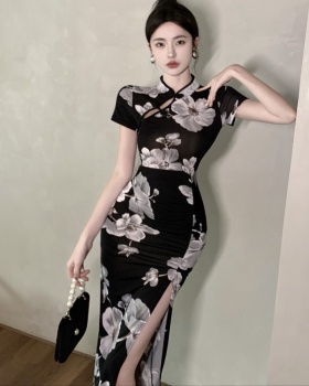 Banquet retro dress slim cheongsam for women