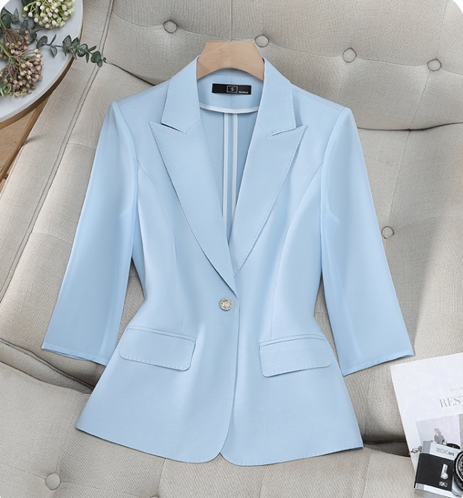 Short sleeve summer business suit temperament Casual coat