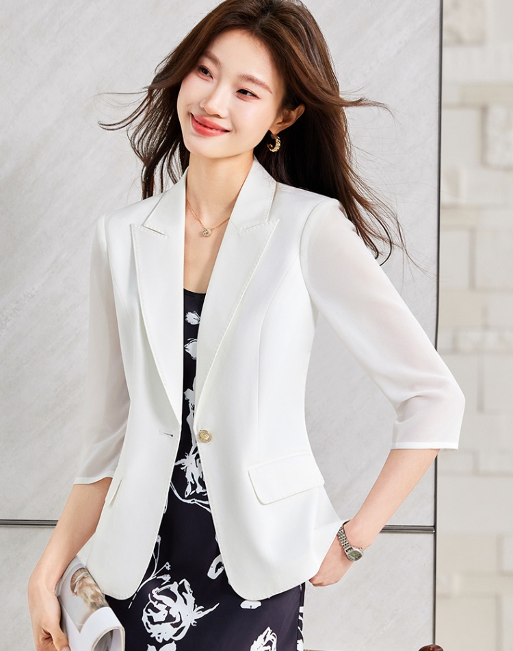 Short sleeve summer business suit temperament Casual coat