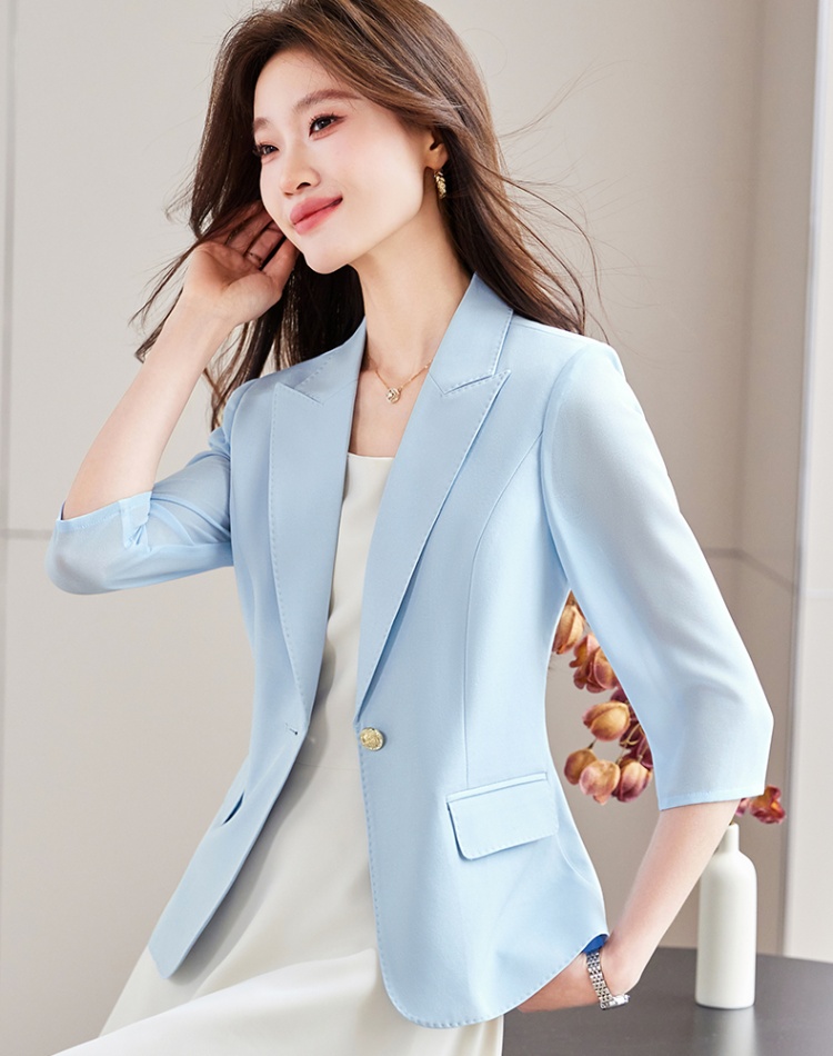 Short sleeve summer business suit temperament Casual coat