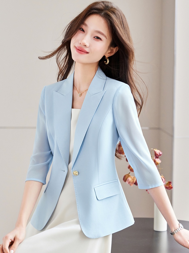Short sleeve summer business suit temperament Casual coat