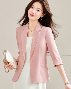 Summer short sleeve coat Casual business suit for women