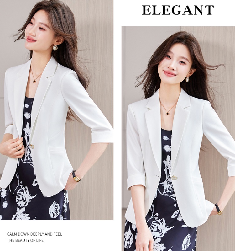 Summer short sleeve coat Casual business suit for women