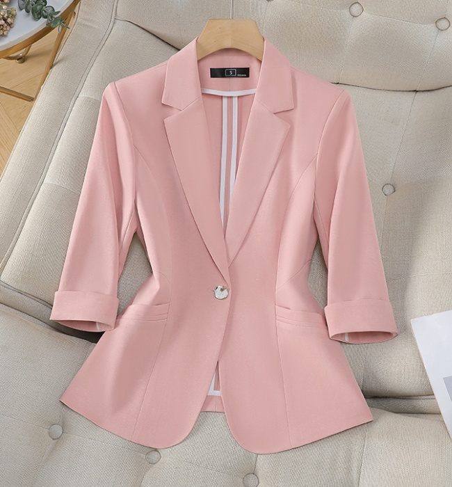 Summer short sleeve coat Casual business suit for women
