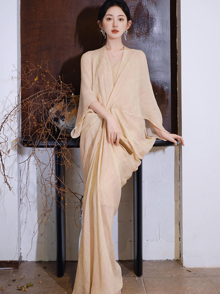 Tender dress strap dress a set for women