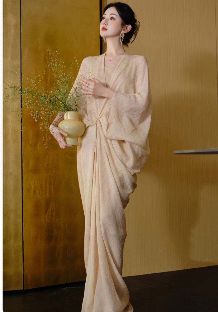 Tender dress strap dress a set for women