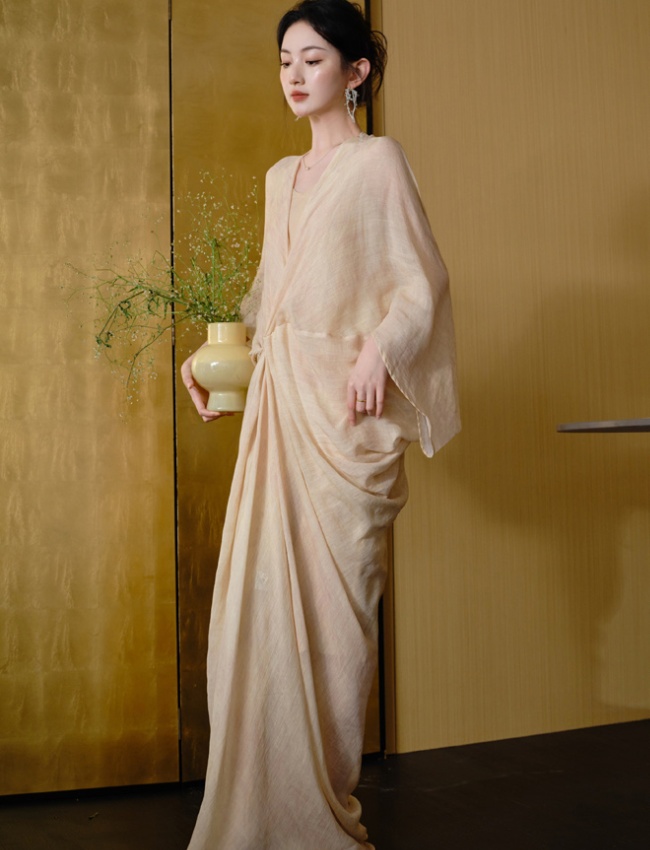 Tender dress strap dress a set for women