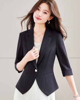 Casual temperament business suit short sleeve coat for women