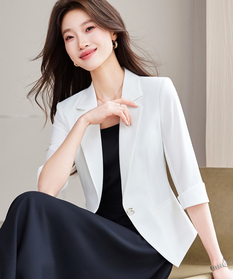 Casual temperament business suit short sleeve coat for women