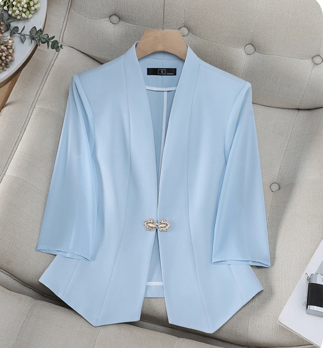 Short sleeve coat summer business suit for women