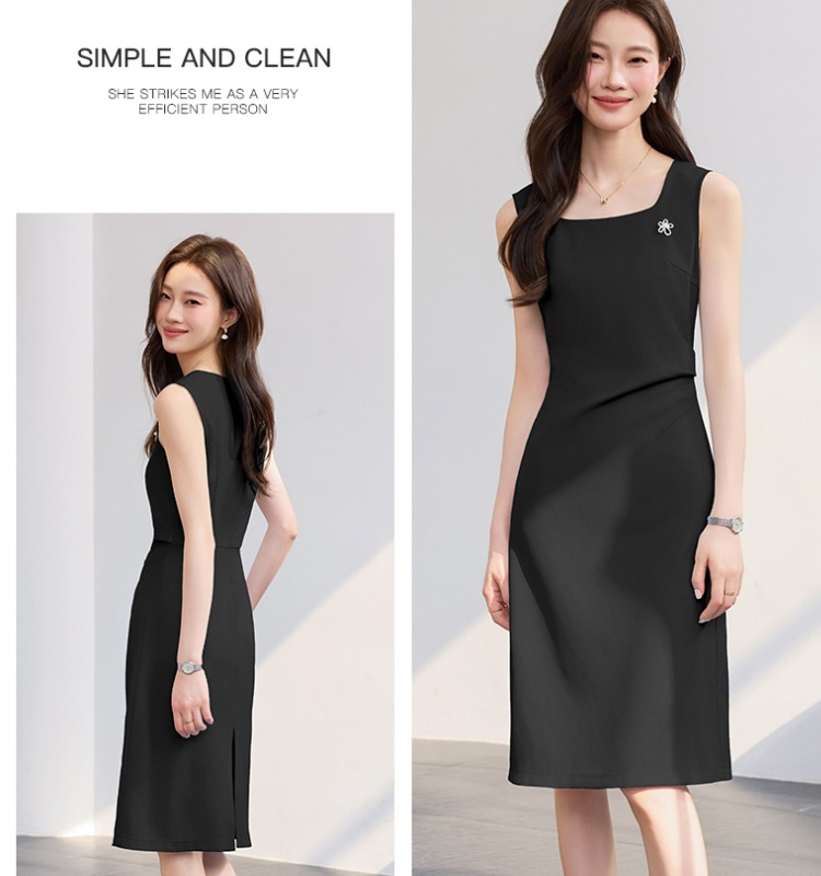 Slim Casual summer business suit temperament long brooch
