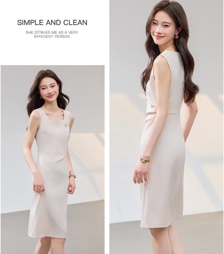 Slim Casual summer business suit temperament long brooch